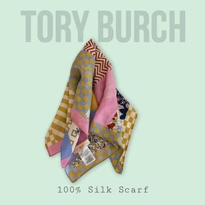 Tory Burch 100% Silk Scarf